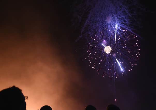A fireworks display in Sussex