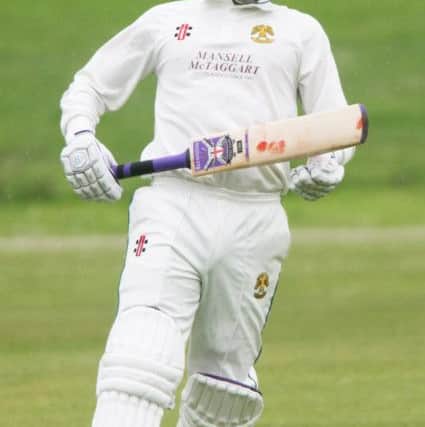 DM16118660a.jpg Cricket: Findon v Haywards Heath (batting). Chris Blunt. Photo by Derek Martin SUS-160521-202925008