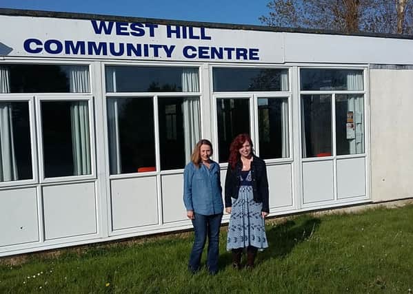 Sandra Baker and Sarah Corrie at the West Hill Community Centre SUS-160706-111526001