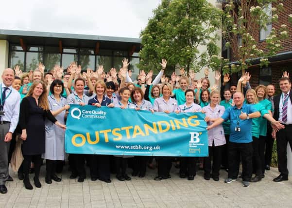 St Barnabas House hospice has been rated as 'outstanding' by the Care Quality Commission