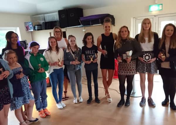 Chi City Ladies' youth section award winners with their coaches