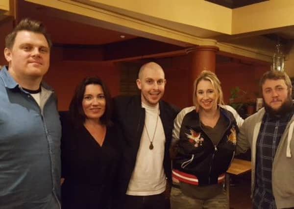 From left: Ash Frith, Wendy Wason, Carl Donnelly, Tiff Stevenson and Tom Toal
