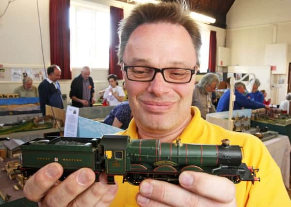 Sompting and District Model Railway Club Annual Exhibition. Matthew Ayling. Photo by Derek Martin SUS-160515-184844008
