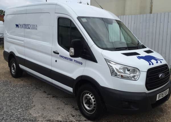 The van from Panther Truck Rental in Chichester will travel a quarter of the way round the world to Siberia.
