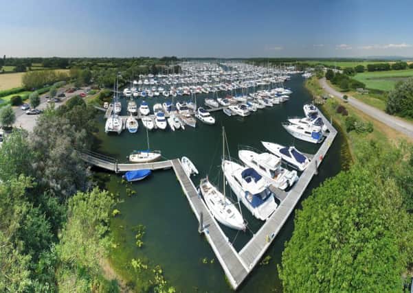 Chichester Marina, where the arrests were made on Monday