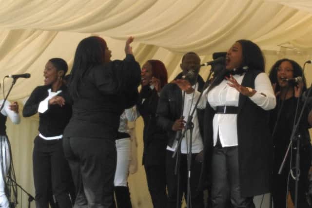 London Community Gospel Choir at Big Church Day Out 2016 - picture by Anna Coe