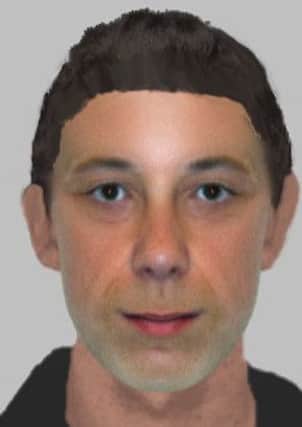 An efit of the suspect. Photo by Sussex Police.