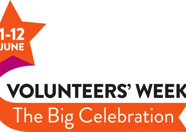 Volunteers Week runs from June 1 to 12