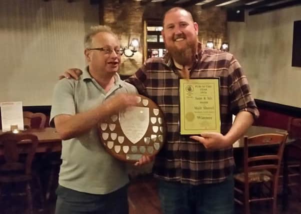 Award for the Malt Shovel in Horsham