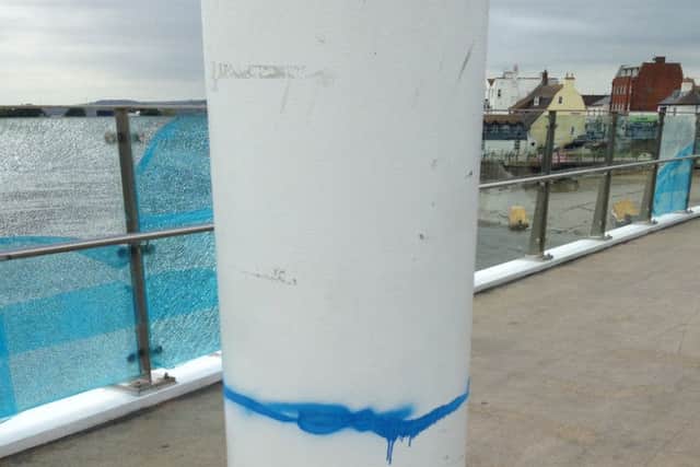 Police and councillors have teamed up to sort out the vandalism of Adur Ferry Bridge