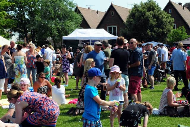 The Party on the Green event drew large crowds