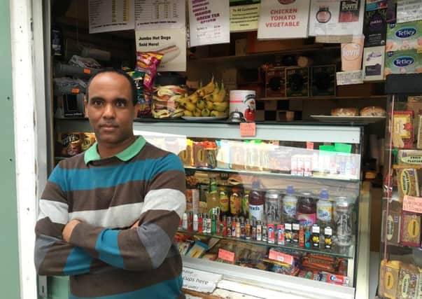 Danny Berhane is closing his kiosk on Barnham Station on Sunday