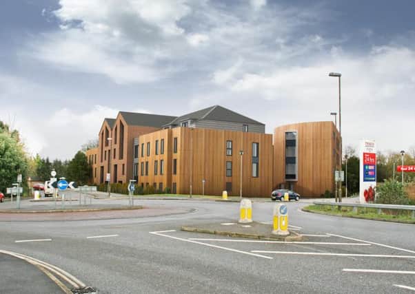 An artist's impression of student accommodation planned for Fishbourne Road SUS-160617-163446001