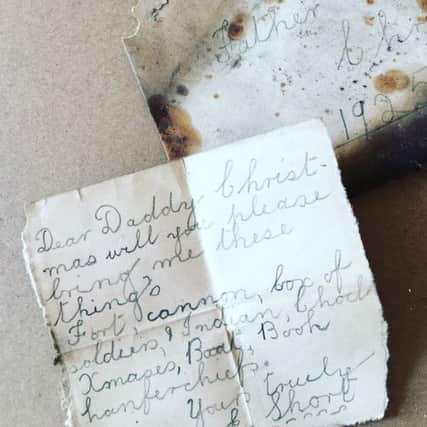The letter to Santa found in an Eastbourne chimney