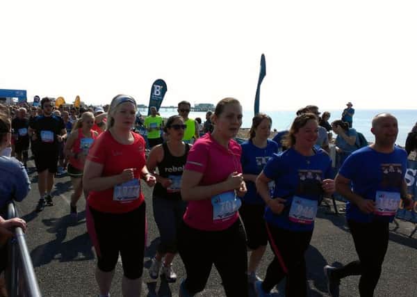 The Worthing 10k gets under way this morning