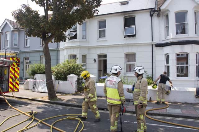 Firefighters were called ot a bedroom fire in Worthing on Sunday (June 5) SUS-160506-143449001