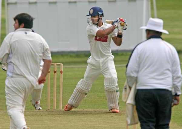DM16121378a.jpg Cricket: Findon (Fielding) v Crawley. Kunal Kapoor. Photo by Derek Martin SUS-160406-225956008