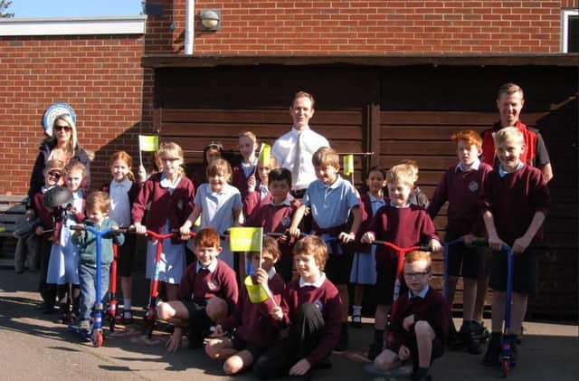 The March School has launched a new scooter club

Picture: Gary Rustell, March C of E School, Westhampnett Scooter Launch