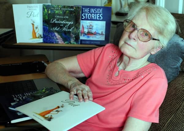 Valerie Sheppard with the books she has written. Picture: Kate Shemilt ks16000739-1