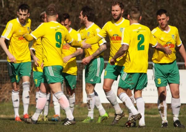 Sidlesham score against Selsey at Easter - but now they've been relegated from division one / Picture by Chris Hatton