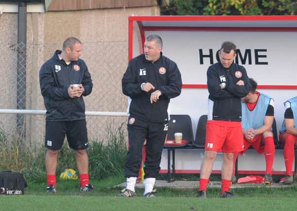 Steyning boss Alan Skipper (middle) is hoping to lead a promotion push next season