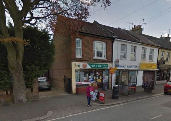 The post office on Lyndhurst Road will be able to sell alcohol. Picture courtesy of Google.