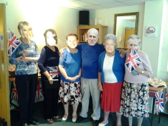 Andwell Court, Trinity Place, Eastbourne celebrating the Queens birthday