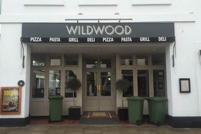 Wildwood restaurant in South Street.