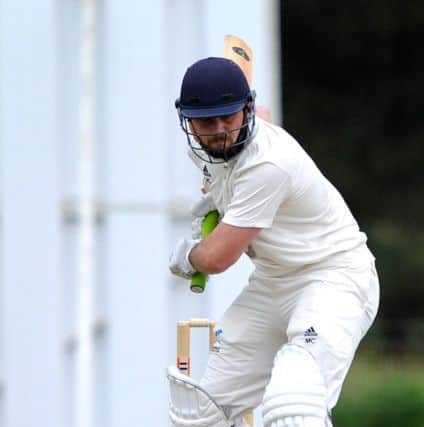 cricket Cuckfield v East Grinstead (bowling). Marcus Campopiano. Pic Steve Robards SR1616554 SUS-160614-085409001