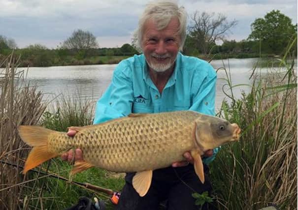 Peter Cockwill with a lovely Sussex carp