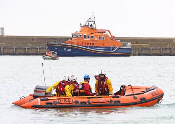 The Shoreham lifeboats