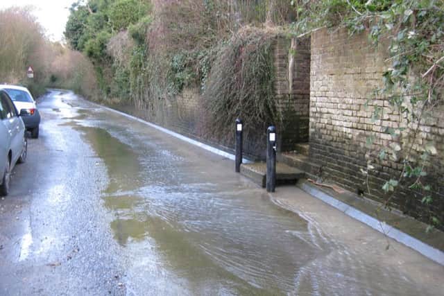The flooding levels seen here are typical of the last six months of year, said residents