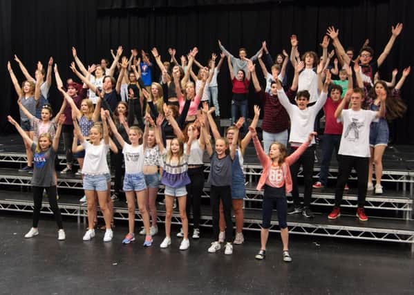Steyning Grammar School students prepare for We Will Rock You