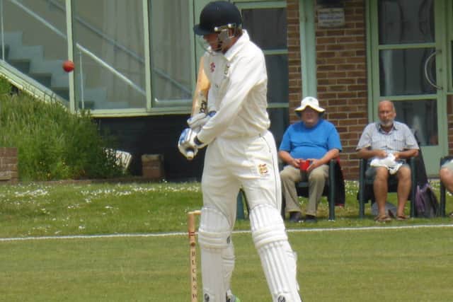 Josh Hahnel batting for Hastings Priory against Billingshurst last weekend. Picture by Simon Newstead (SUS-161106-231653002)