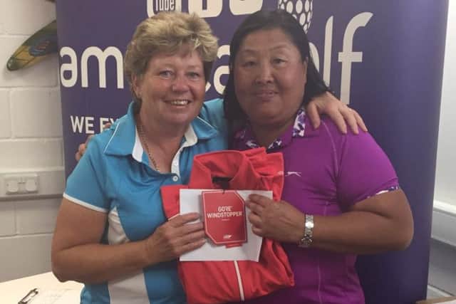 Sedlescombe Golf Club duo Carol Ticehurst and Lindy Montandon, who have qualified for the National Grand Final of the American Golf Ladies' Championship