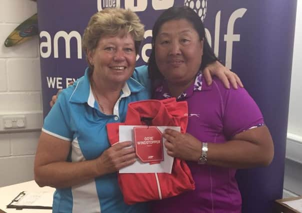 Sedlescombe Golf Club duo Carol Ticehurst and Lindy Montandon, who have qualified for the National Grand Final of the American Golf Ladies' Championship