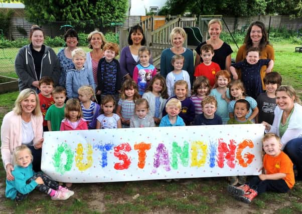 Dauxwood Pre School, Billingshurst has been awarded an Outstanding rating by Ofsted. Pic Steve Robards  SR1617014 SUS-160618-100227001