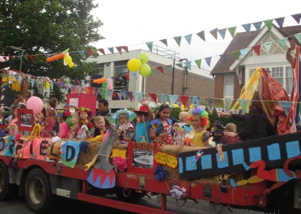 Horley Carnival 2016. Manorfield School came first in the carnival float competition - picture courtesy of Horley Town Council