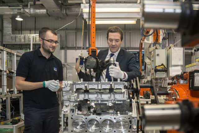 Chancellor George Osborne visits Ricardo's Shoreham Technical Centre (photo by Adam Bronkhorst). SUS-160621-094542001