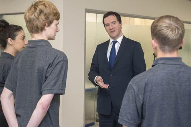 Chancellor George Osborne visits Ricardo's Shoreham Technical Centre (photo by Adam Bronkhorst). SUS-160621-094621001