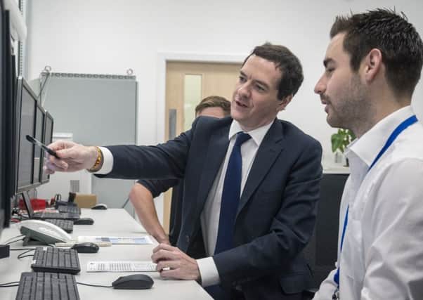Chancellor George Osborne visits Ricardo's Shoreham Technical Centre (photo by Adam Bronkhorst). SUS-160621-094609001