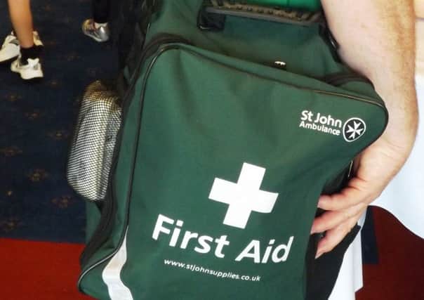 First aid kits should be checked regularly