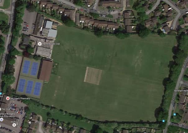 Aerial shot of the Holbrook Club site in Horsham. Photo courtesy of Google Earth