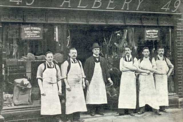William Albery and his staff