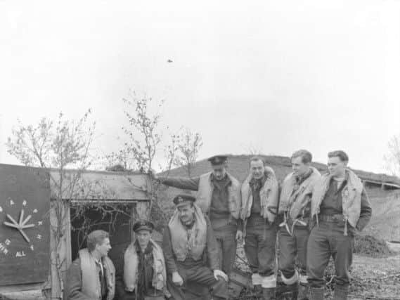 RAF pilots of 151 Wing Russia 1941 - Wag Haw is on the extreme right