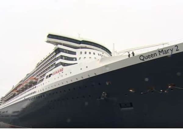 Cunard flagship Queen Mary 2 SUS-160624-054251001