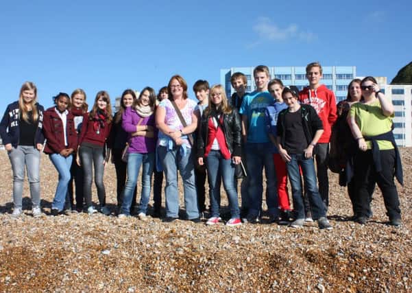 Young people from Schwerte who visited Hastings in September 2012 as part of the annual visit by representatives from the German town