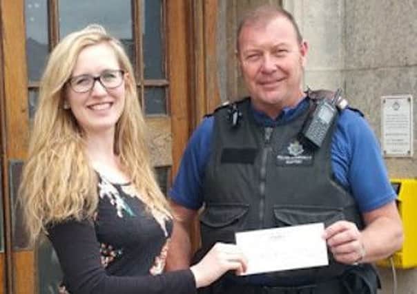 Chichester Police has donated Â£250 to charity 'Lifecentre'.