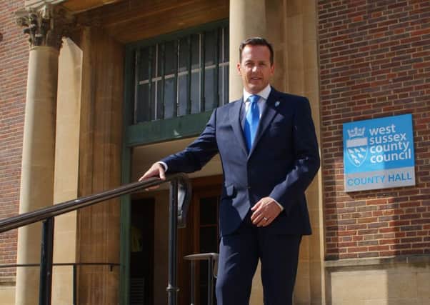 Nathan Elvery new chief executive at West Sussex County Council SUS-160627-165751001