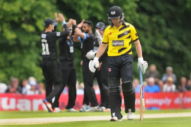 Action from Sunday's T20 Blast encounter at Arundel Castle